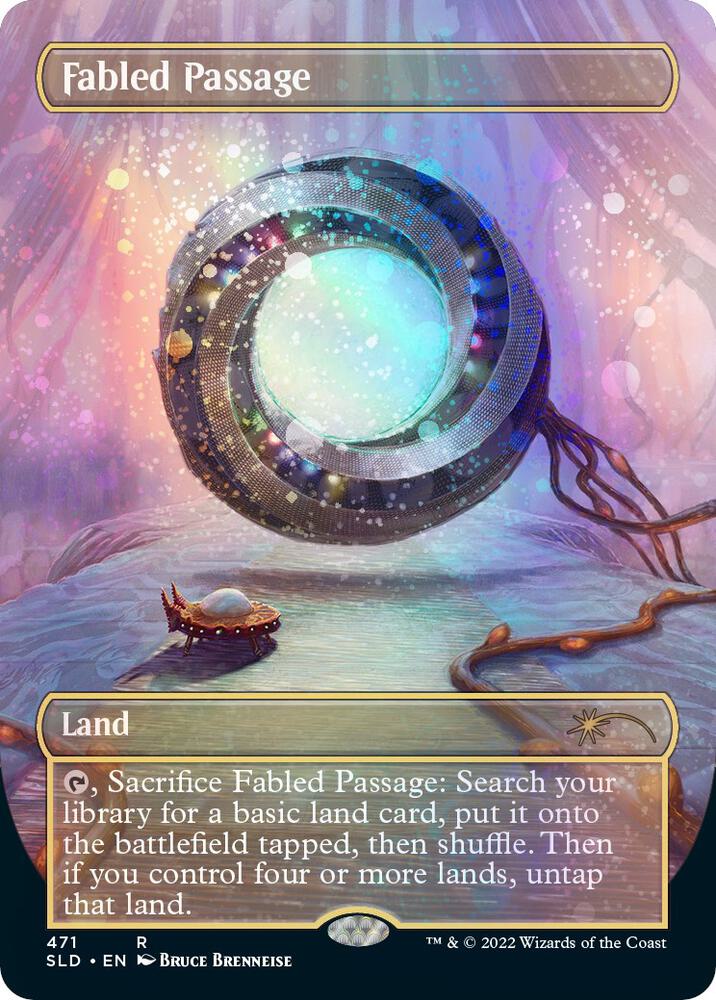 GALAXY FOIL BORDERLESS Fabled Passage - #471 - Secret Lair Drop Series