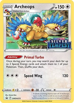 Archeops - SWSH272 - Pokemon SWSH Sword & Shield Promo