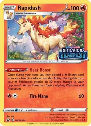Rapidash - SWSH270 - Pokemon SWSH Sword & Shield Promo