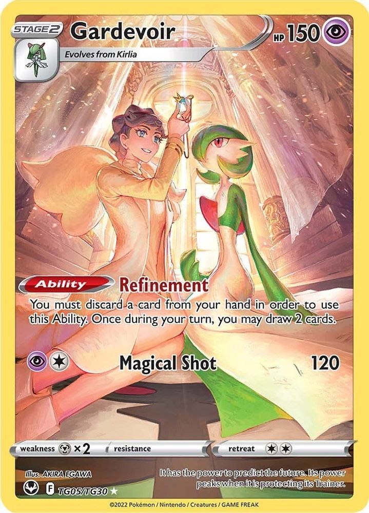 Gardevoir - [  TG05/TG30 ] - Ultra Rare - Pokemon SWSH12 Silver Tempest Trainer Gallery