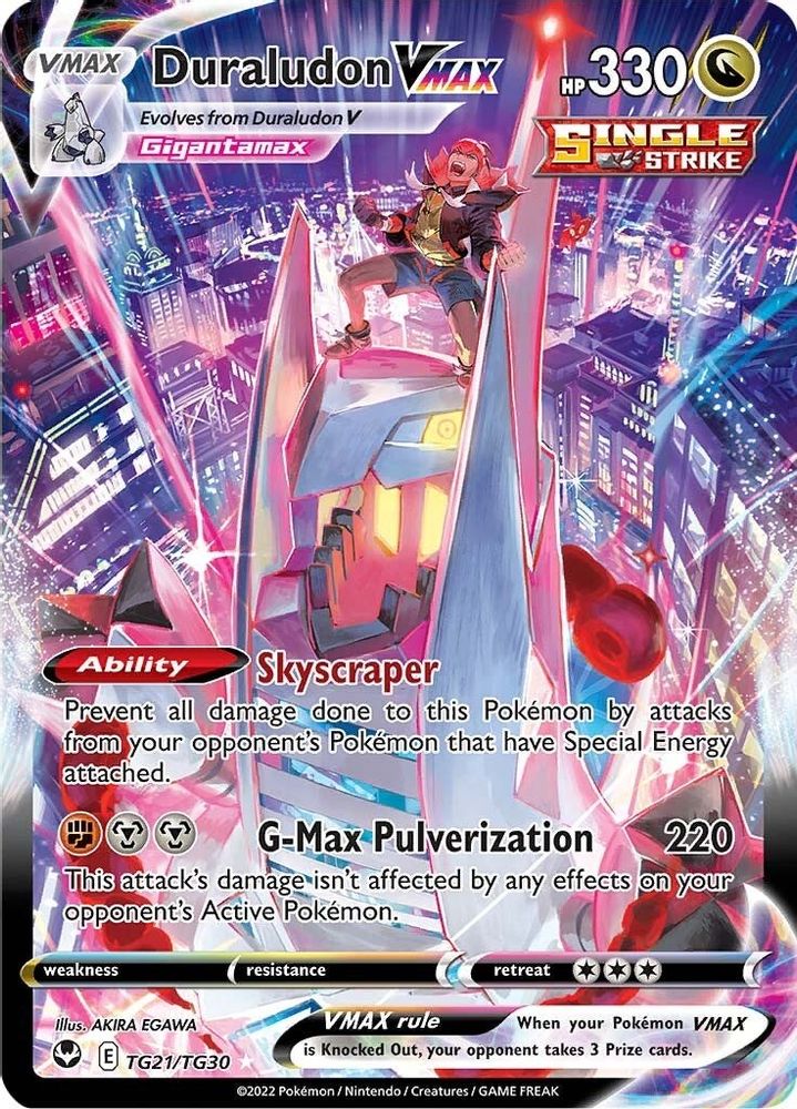 Duraludon VMAX - [  TG21/TG30 ] - Ultra Rare - Pokemon SWSH12 Silver Tempest Trainer Gallery