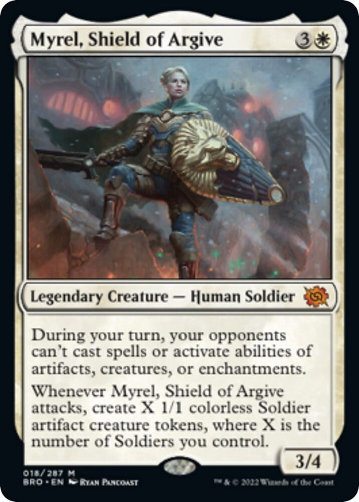Myrel, Shield of Argive - 018/287 - Mythic The Brothers' War