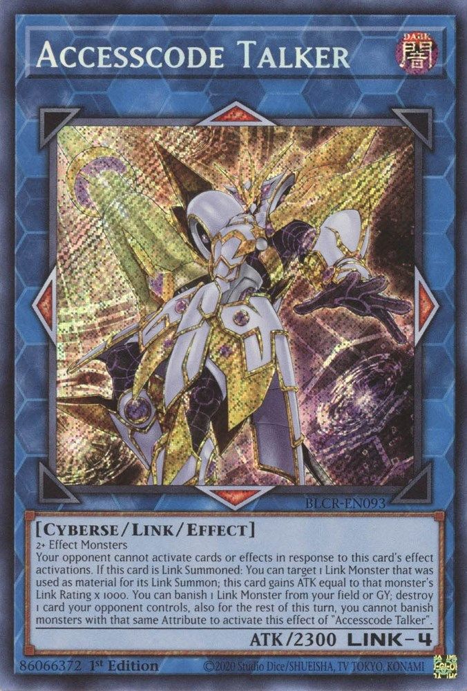 Accesscode Talker - (BLCR-EN093) - Secret Rare 1st Edition