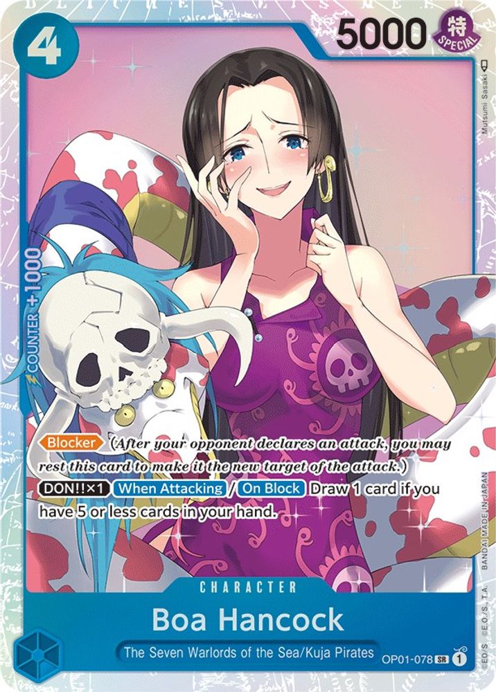 Boa Hancock  (OP01-078) Super Rare - One Piece Romance Dawn