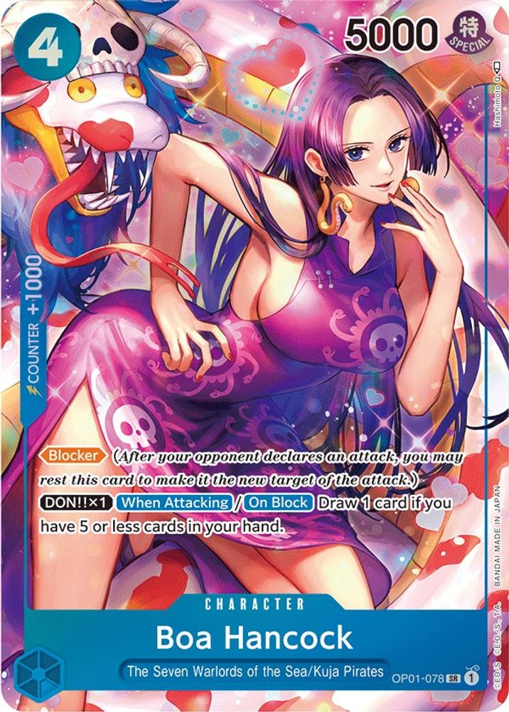 [ALTERNATE ART] Boa Hancock (Parallel)  (OP01-078) SR★ - One Piece Romance Dawn