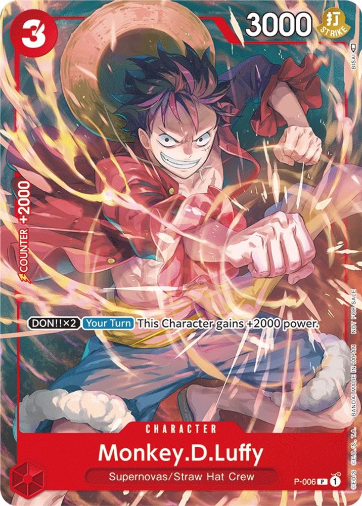 Monkey.D.Luffy - P-006 - One Piece Tournament Pack Vol. 1 Promo