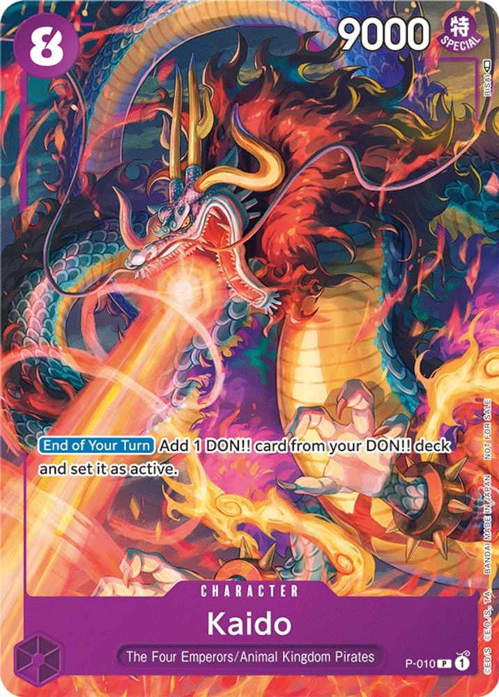 Kaido - P-010 - One Piece Tournament Pack Vol. 1 Promo