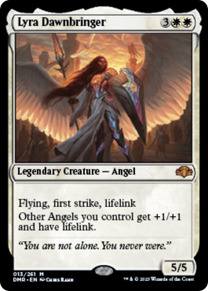 FOIL Lyra, Dawnbringer - 013/261 - Mythic Dominaria Remastered