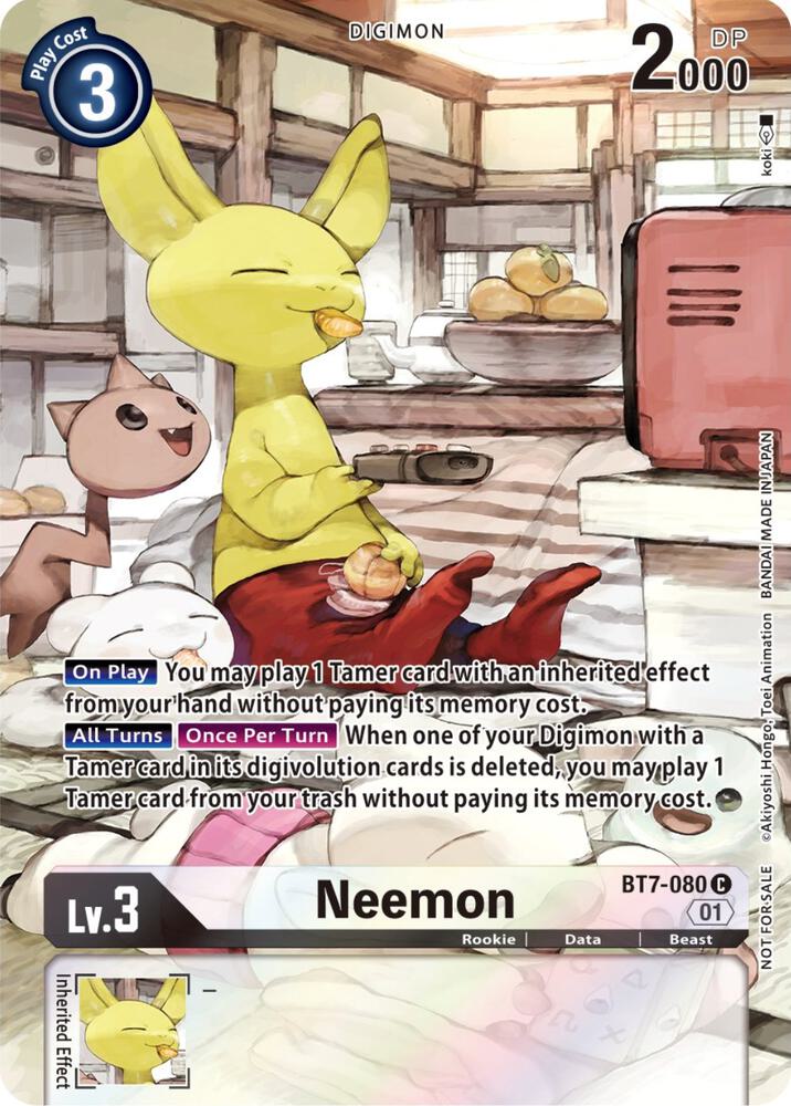 Neemon - BT7-080 - 2nd Anniversary Frontier Promo