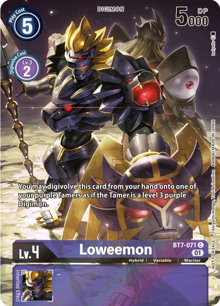 Loweemon - BT7-071 - 2nd Anniversary Frontier Promo