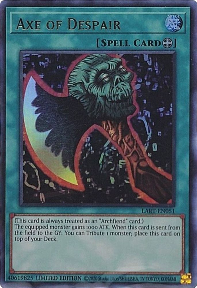 Axe of Despair - (LART-EN051) - Ultra Rare  Limited