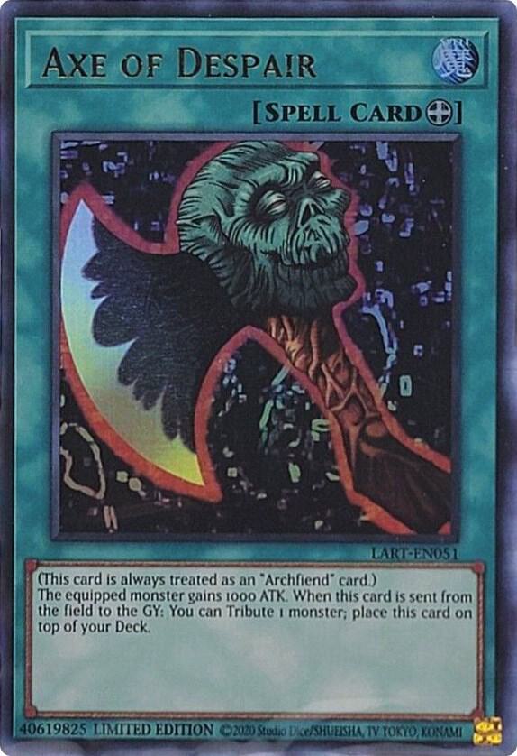 [SEALED] Axe of Despair -LART-EN051 - Ultra Rare Limited Edition
