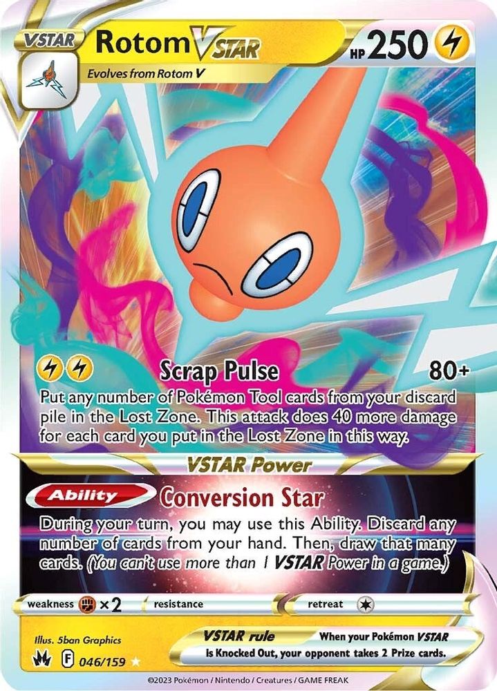 Rotom VSTAR - [  046 ] - Ultra Rare - Pokemon Crown Zenith