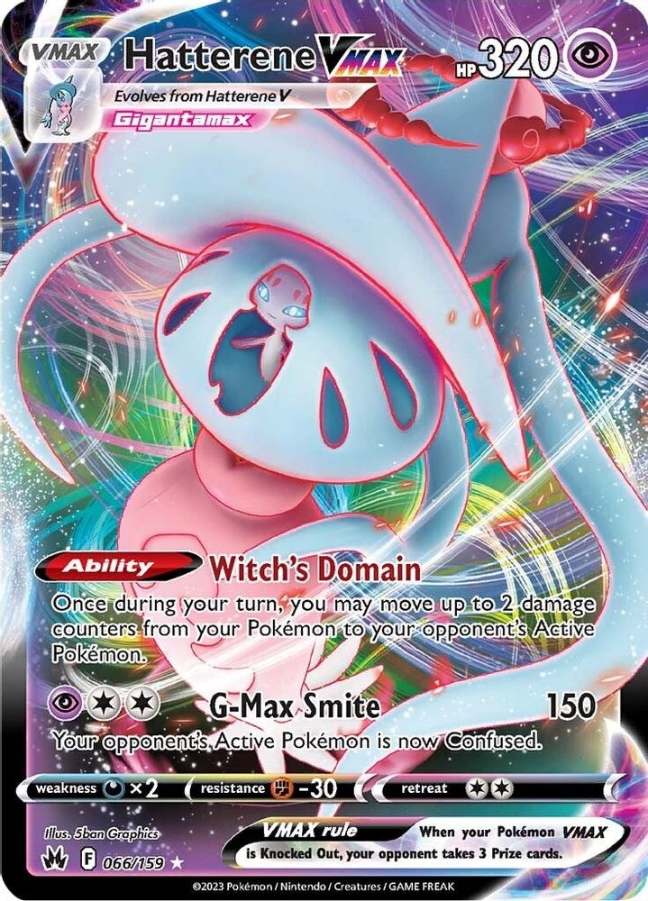 Hatterene VMAX - [  066 ] - Ultra Rare - Pokemon Crown Zenith