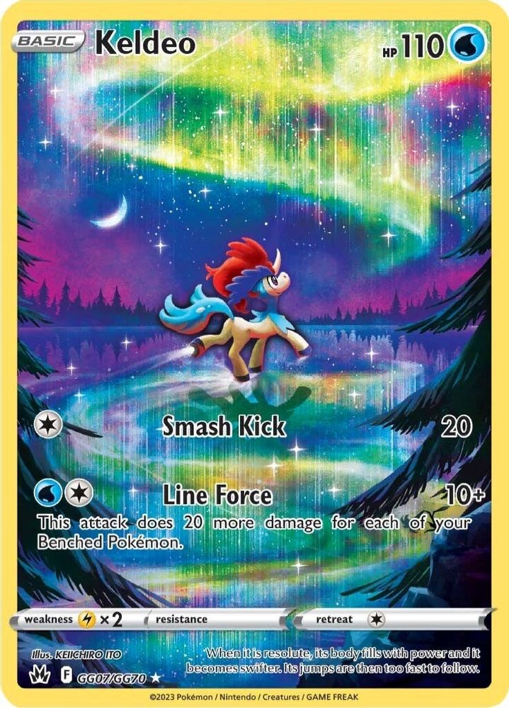 Keldeo - [  GG07 ] - Ultra Rare - Pokemon Crown Zenith Galarian Gallery
