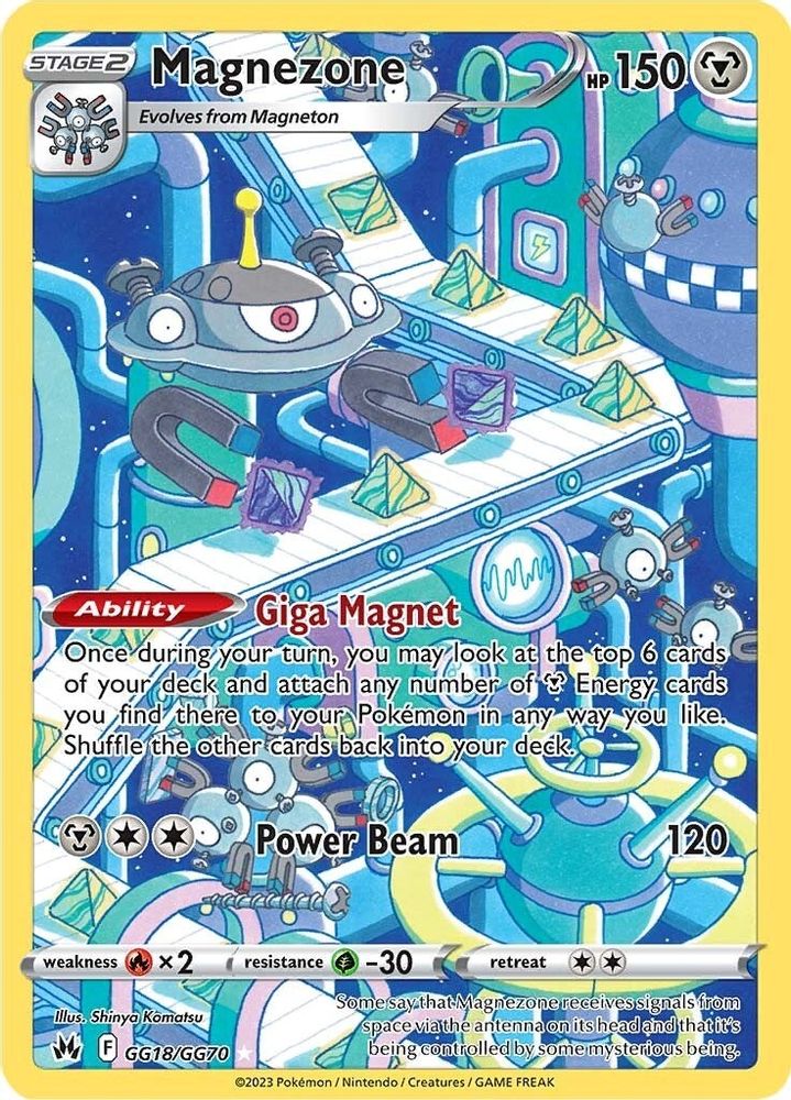 Magnezone - [  GG18 ] - Ultra Rare - Pokemon Crown Zenith Galarian Gallery