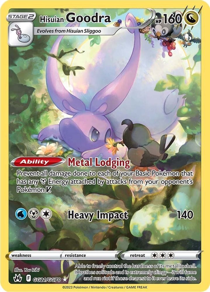 Hisuian Goodra - [  GG21 ] - Ultra Rare - Pokemon Crown Zenith Galarian Gallery