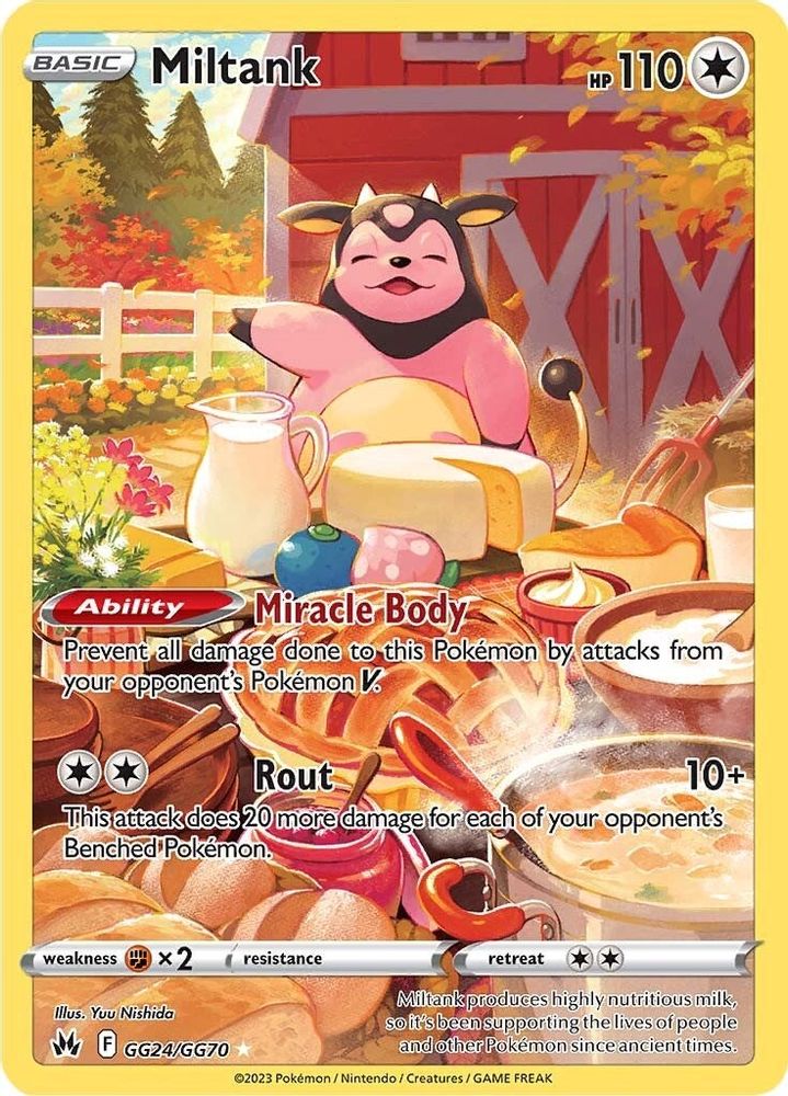 Miltank - [  GG24 ] - Ultra Rare - Pokemon Crown Zenith Galarian Gallery