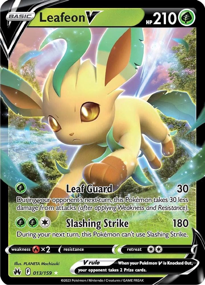 Leafeon V - [  013 ] - Ultra Rare - Pokemon Crown Zenith