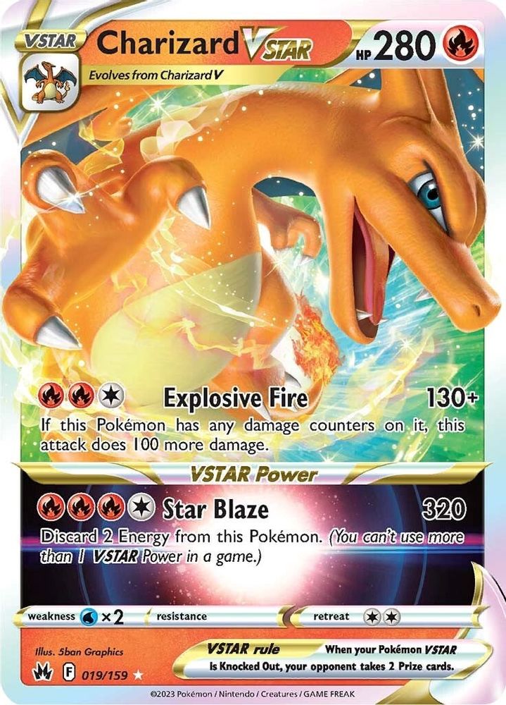 Charizard VSTAR - [  019 ] - Ultra Rare - Pokemon Crown Zenith