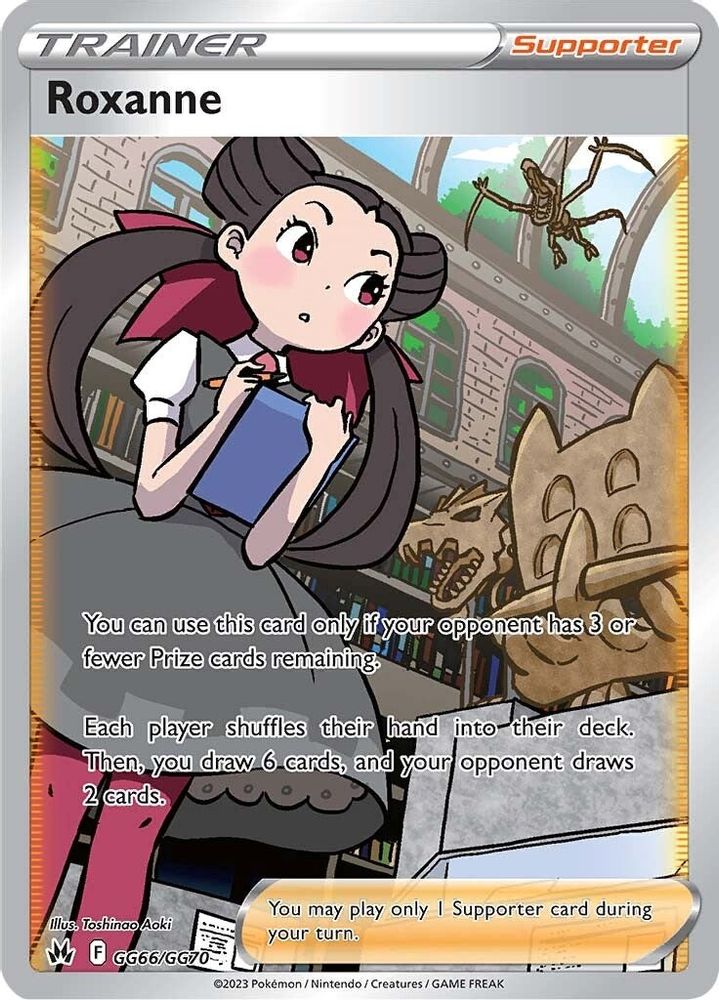 Roxanne - [  GG66 ] - Ultra Rare - Pokemon Crown Zenith Galarian Gallery
