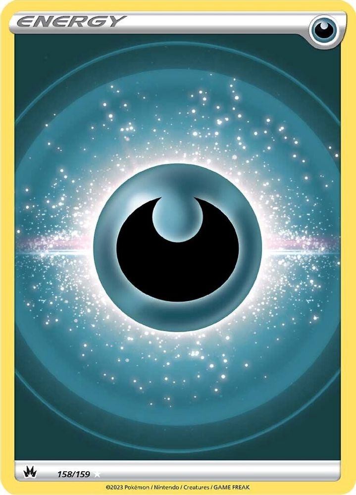Darkness Energy (Texture Full Art) - [  158/159 ] - Ultra Rare - Pokemon Crown Zenith