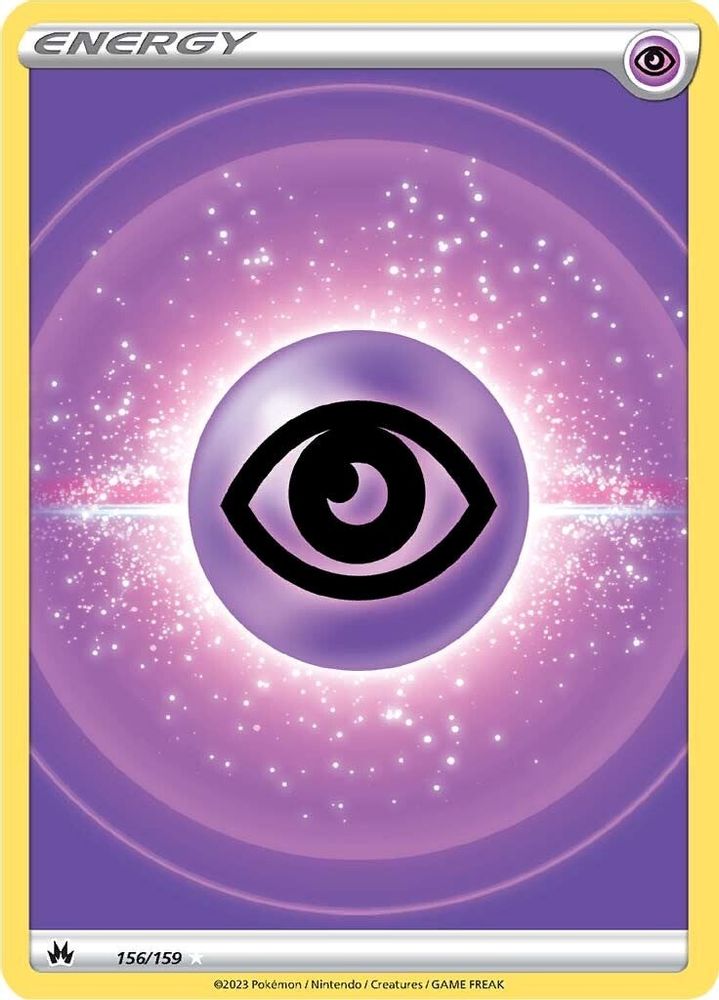 Psychic Energy (Texture Full Art) - [  156/159 ] - Ultra Rare - Pokemon Crown Zenith