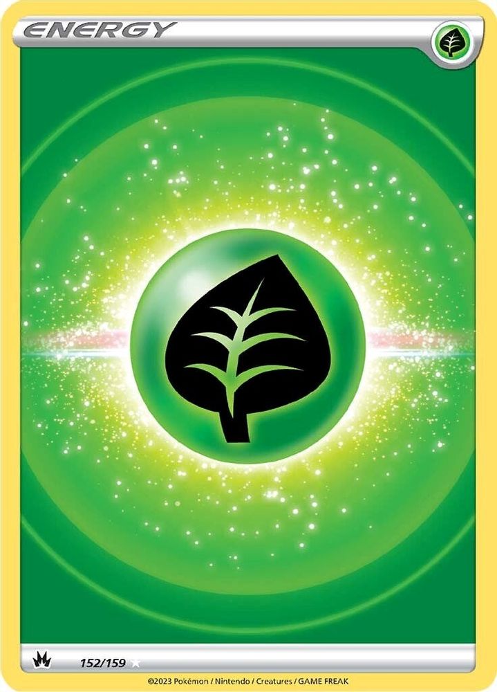 Grass Energy (Texture Full Art) - [  152/159 ] - Ultra Rare - Pokemon Crown Zenith