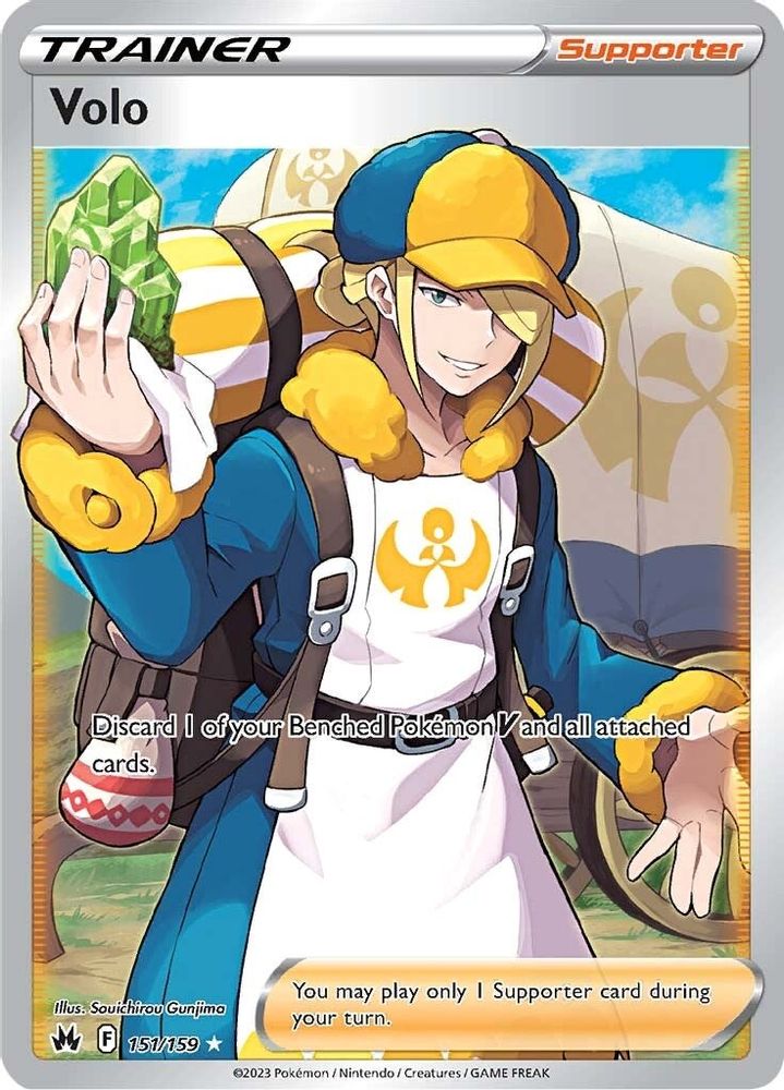 Volo (Full Art) - [  151 ] - Ultra Rare - Pokemon Crown Zenith