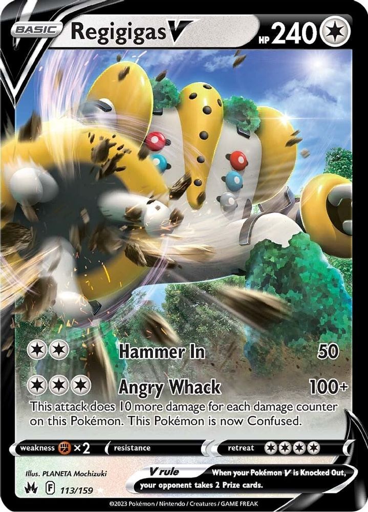 Regigigas V - [  113 ] - Ultra Rare - Pokemon Crown Zenith