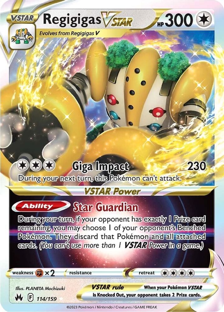 Regigigas VSTAR - [  114 ] - Ultra Rare - Pokemon Crown Zenith