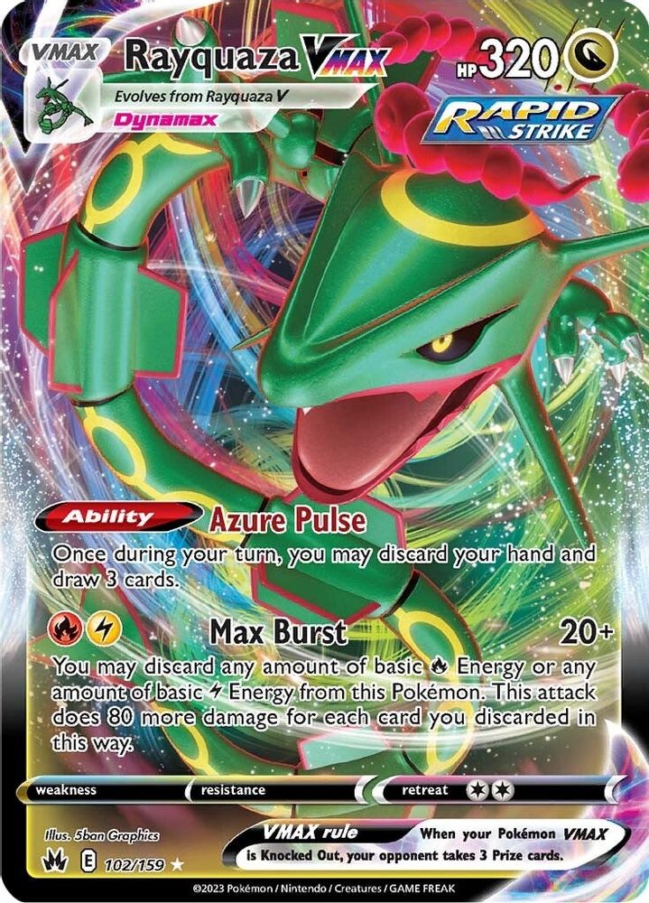Rayquaza VMAX (102) - [  102 ] - Ultra Rare - Pokemon Crown Zenith