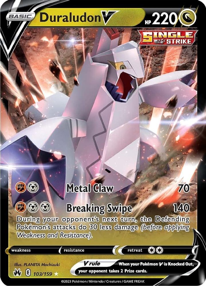 Duraludon V - [  103 ] - Ultra Rare - Pokemon Crown Zenith