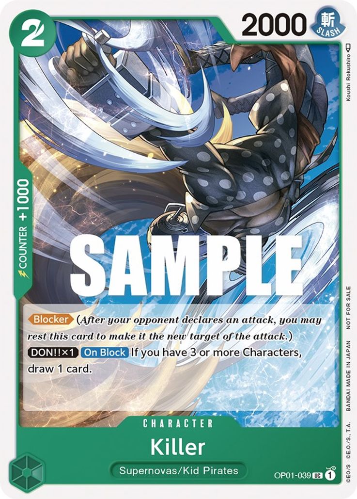 Killer - OP01-039 - One Piece Promotion Pack 2023
