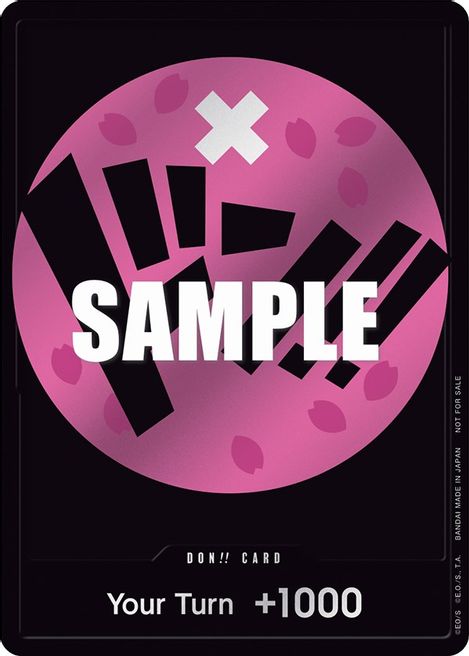 Tony Chopper Don Card Promo Pink