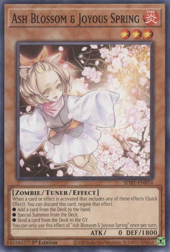 Ash Blossom & Joyous Spring - SDBT-EN014 - Common 1st Edition