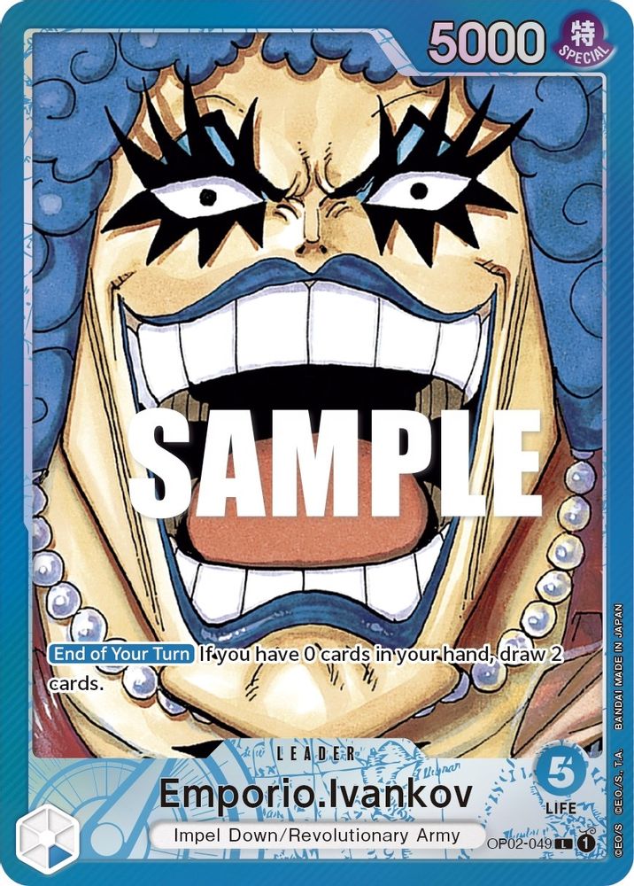 [ALTERNATE ART] Emporio.Ivankov (049) (Alternate Art)  (OP02-049) L★ - One Piece Paramount War