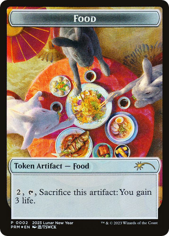FOIL Food Token - #0002 - 2023 Lunar New Year Promo