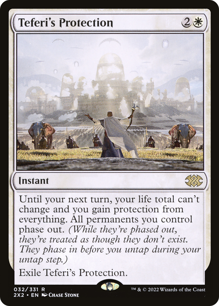 [FOIL] Teferi's Protection #032 - RARE 2X2 - Double Masters 2022