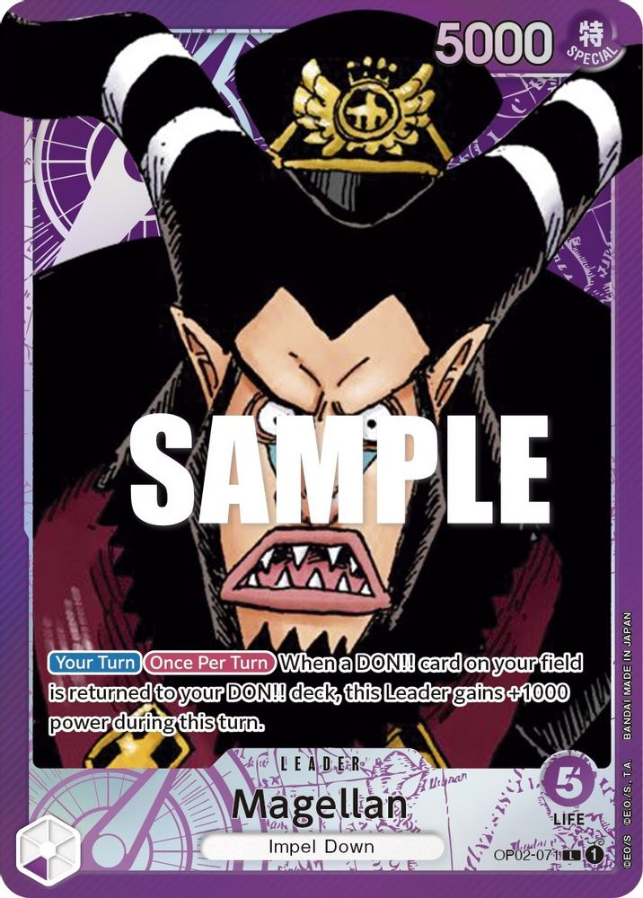 [ALTERNATE ART] Magellan (071) (Alternate Art)  (OP02-071) L★ - One Piece Paramount War