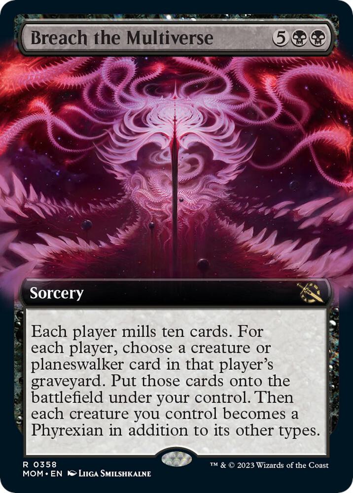 EXTENDED ART Breach the Multiverse - #358 - Rare March of the Machine