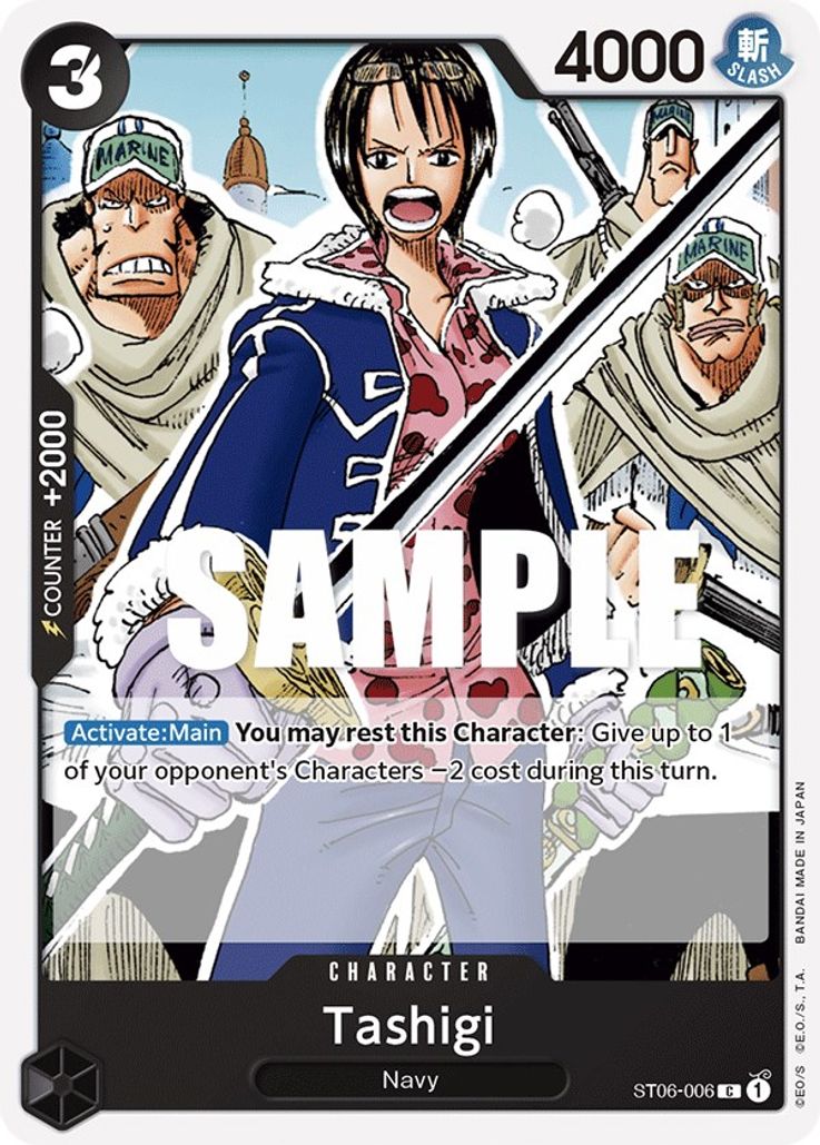 Tashigi - ST06-006 - Starter Deck 6 Absolute Justice Promo