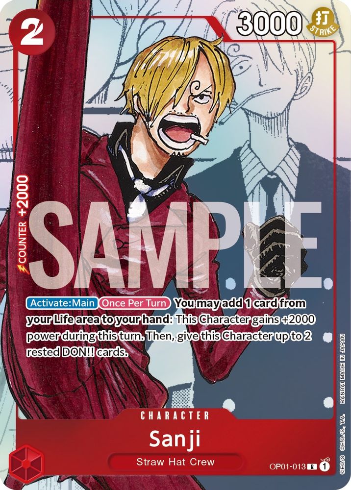 Sanji - OP01-013 - One Piece 25th Anniversary Collection Promo