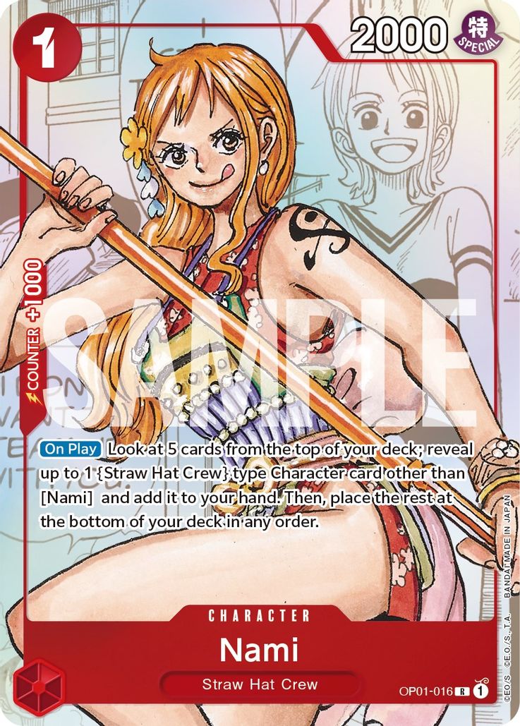 Nami - OP01-016 - ALTERNATE ART Promo