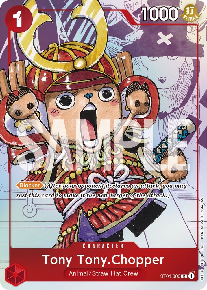 Tony Tony.Chopper - ST01-006 - One Piece 25th Anniversary Collection Promo