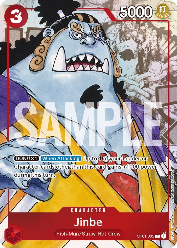 Jinbe - ST01-005 - One Piece 25th Anniversary Collection Promo