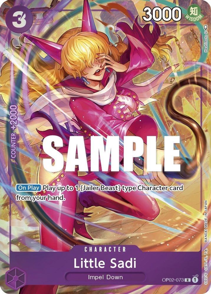 [ALTERNATE ART] Little Sadi (Alternate Art)  (OP02-073) R★ - One Piece Paramount War