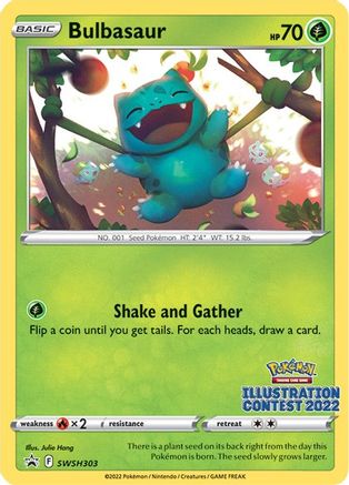 Bulbasaur - SWSH303 (Illustration Contest 2022) Pokemon SWSH Sword & Shield Promo