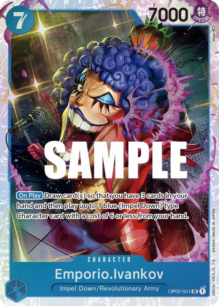 Emporio.Ivankov (051)  (OP02-051) Super Rare - One Piece Paramount War