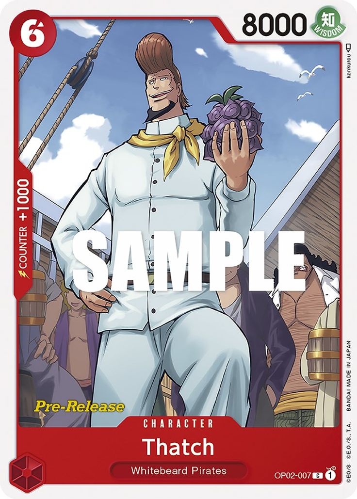 Thatch - OP02-007 - Common - Pre-release Promo